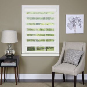 Cielo Cordless Sheer Double Layered Shade 33x72 - White